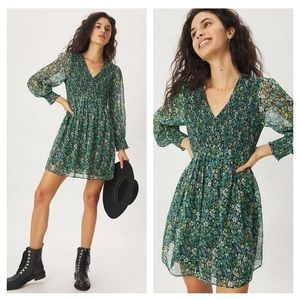 NWT Anthropologie Ranna Gill Tia Smocked Dress